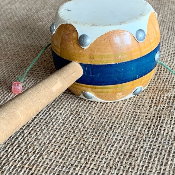 5 Instrument Bundle: 2 Carved Wood Flutes, Pan Flute, Hand Drum & Xylophone - Picture 15 of 15